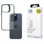 3MK Satin Armor Case+ Apple iPhone 15 Pro beschermhoes, groen