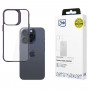 3MK Satin Armor Case+ 3MK15639 Apple iPhone 15 Pro beschermhoes, paars