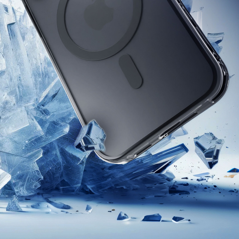 3MK Frosty MagCase hoesje voor Apple iPhone 14 Plus, zwart