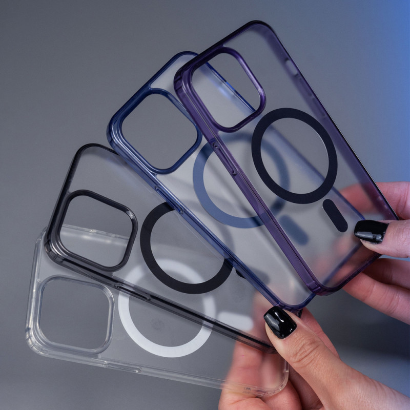 3MK Frosty MagCase hoesje voor Apple iPhone 14 Plus, zwart