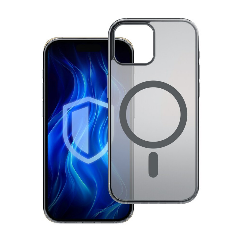 3MK Frosty MagCase hoesje voor Apple iPhone 14 Plus, zwart
