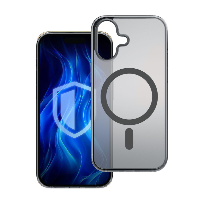 3MK Frosty MagCase hoesje voor Apple iPhone 16, zwart