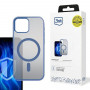 3MK Frosty MagCase hoesje voor Apple iPhone 15 Plus, blauw