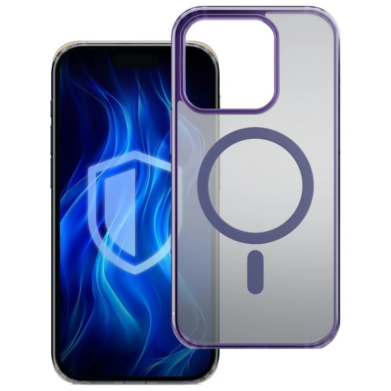 3MK Frosty MagCase MagSafe-smartphonehoesje voor Apple iPhone 13 Pro, paars