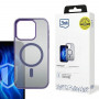3MK Frosty MagCase MagSafe-smartphonehoesje voor Apple iPhone 15 Pro, paars