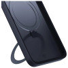 3MK Smoke Case Mag&Stand hoes voor Apple iPhone 16 Pro Max, polycarbonaat, zwart