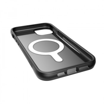 X-Doria Raptic Clutch MagSafe-hoesje voor Apple iPhone 14 Plus / 15 Plus, zwart