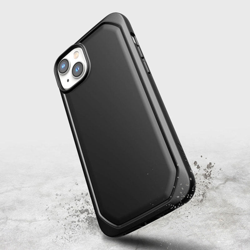 X-Doria Raptic Slim-hoesje voor Apple iPhone 14 Plus / 15 Plus, zwart