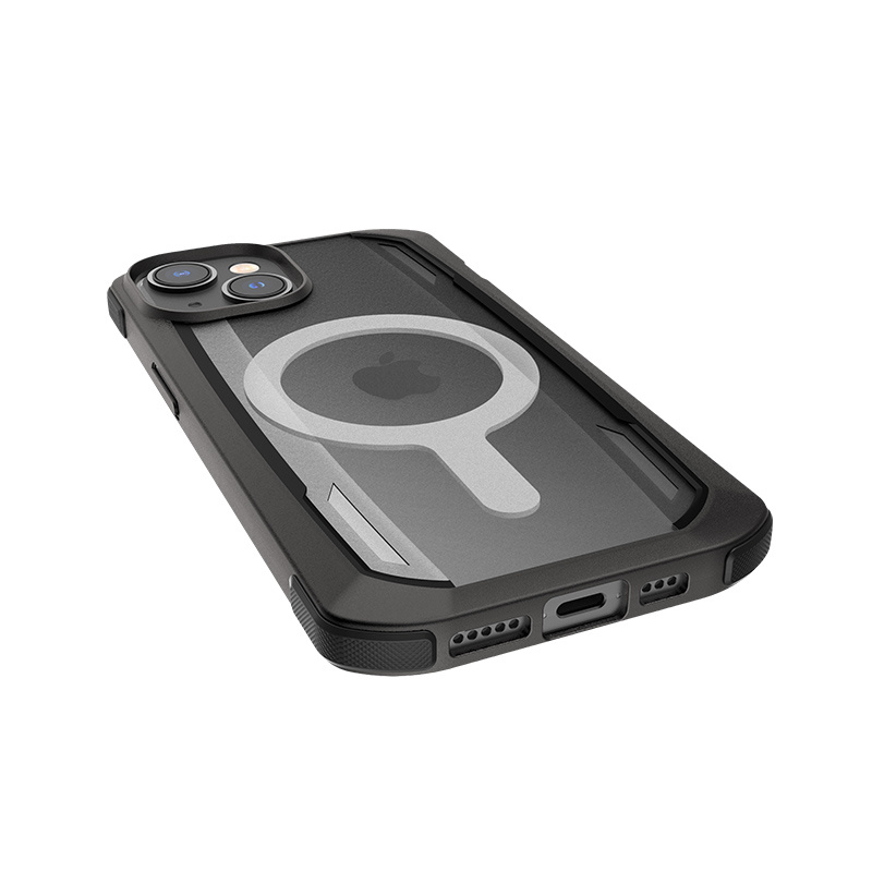 X-Doria Raptic Secure MagSafe-hoesje voor Apple iPhone 14 Plus / 15 Plus, zwart