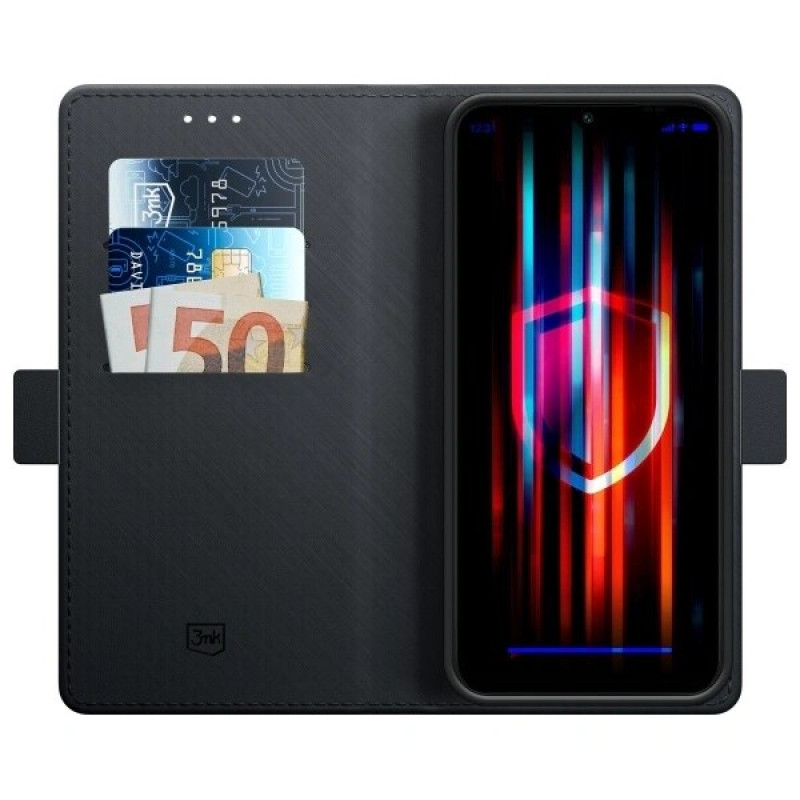 3MK Wallet Case voor Samsung Galaxy A16, zwart