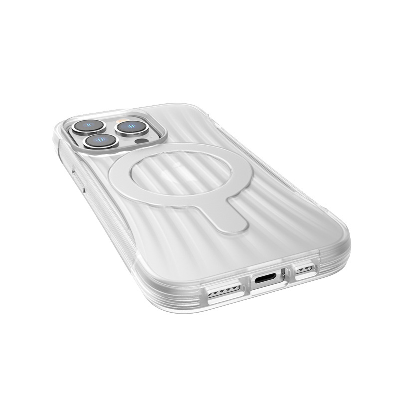 X-Doria Raptic Clutch MagSafe-hoesje voor Apple iPhone 14 Pro, transparant