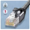 Goobay AXAGON ADE-AM50 USB-A Gigabit Ethernet-adapter met geïntegreerde 5 m CAT6-kabel, RJ-45