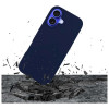 3MK Silicone Case voor Apple iPhone 16 Plus, marineblauw