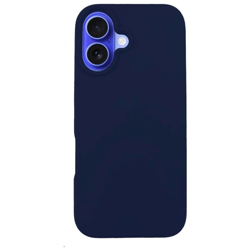 3MK Silicone Case voor Apple iPhone 16 Plus, marineblauw
