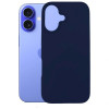 3MK Silicone Case voor Apple iPhone 16 Plus, marineblauw
