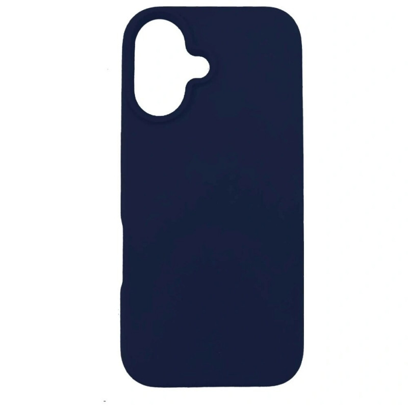 3MK Silicone Case voor Apple iPhone 16 Plus, marineblauw