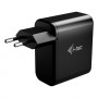 i-tec 100 W USB-C GaN-oplader, PD 3.0, 1x USB-C, zwart