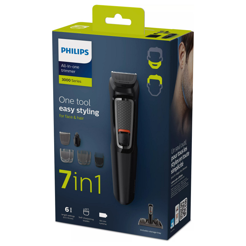Philips Series 3000 MG3721/14 alles-in-één trimmer, zwart