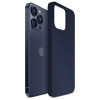 3MK Silicone Case voor Apple iPhone 16 Pro, marineblauw