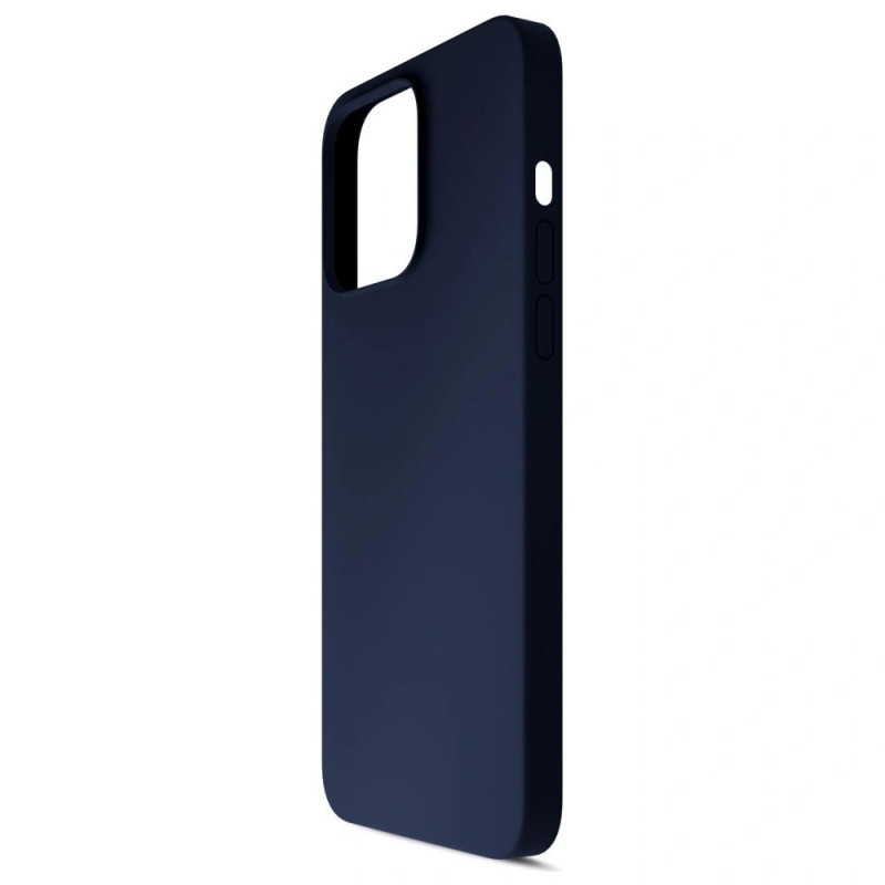 3MK Silicone Case voor Apple iPhone 16 Pro, marineblauw