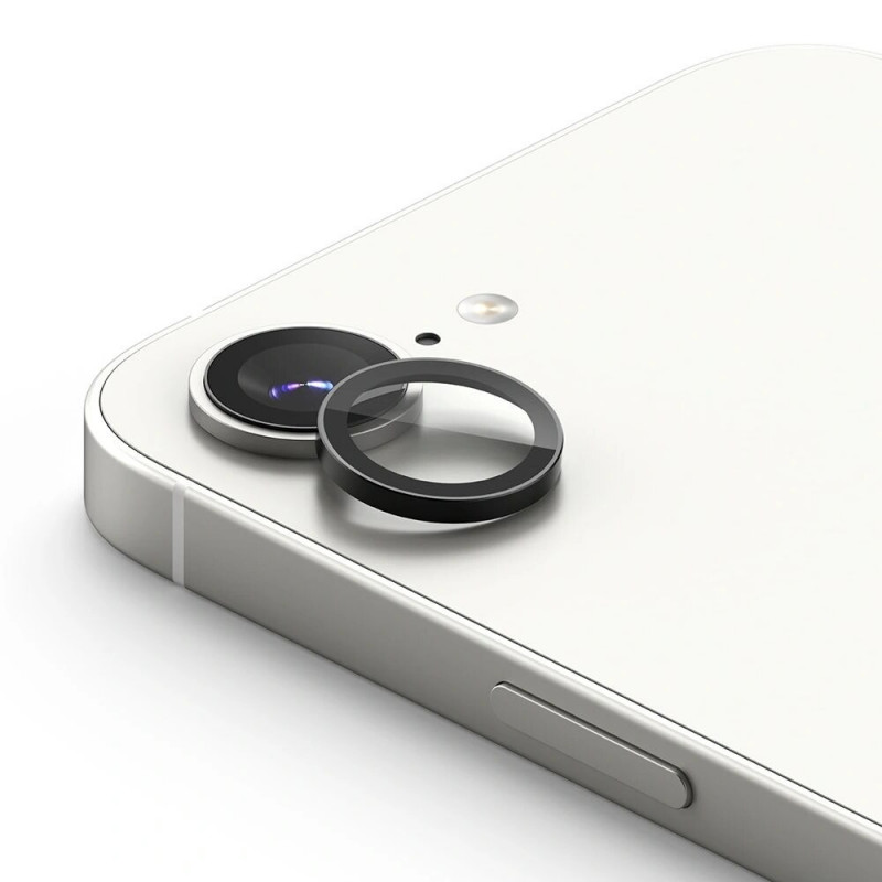 Ringke Camera Frame Protector voor Apple iPhone 17e / 16e, zwart (2 stuks)