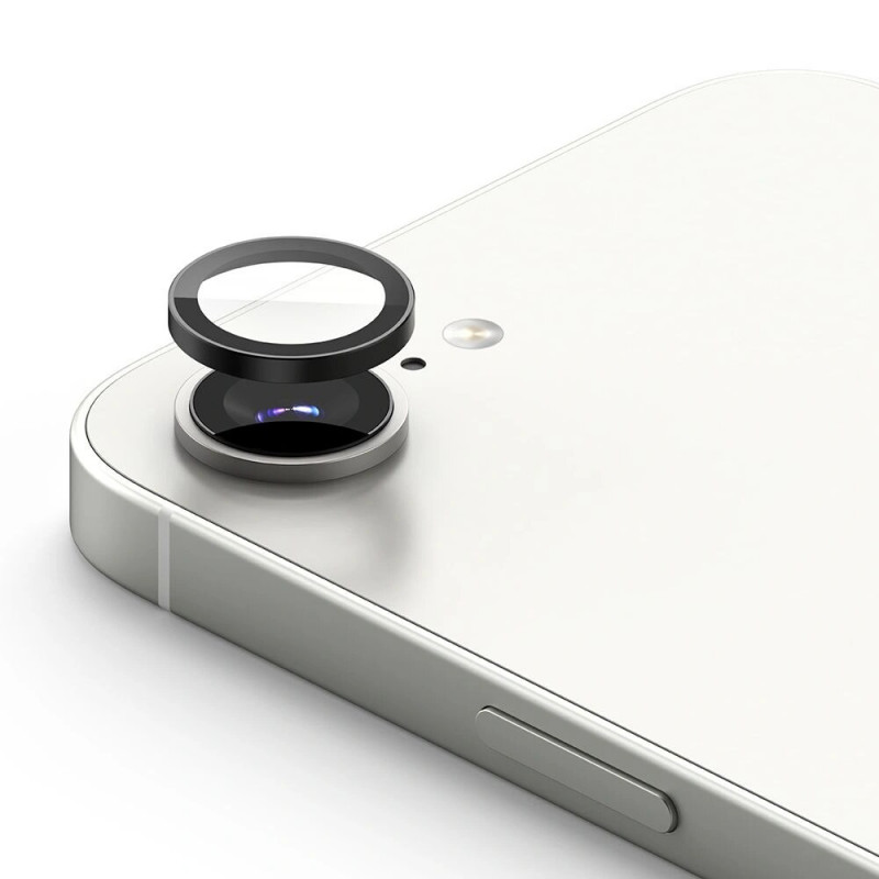 Ringke Camera Frame Protector voor Apple iPhone 17e / 16e, zwart (2 stuks)