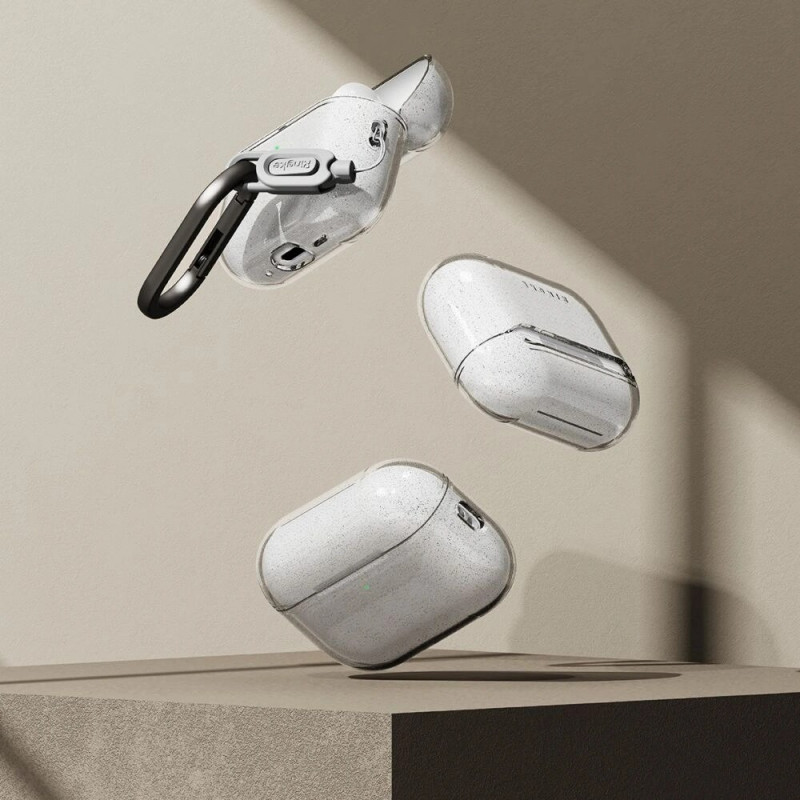 Ringke Air-hoesje voor Apple AirPods Pro 3, transparant met glitter
