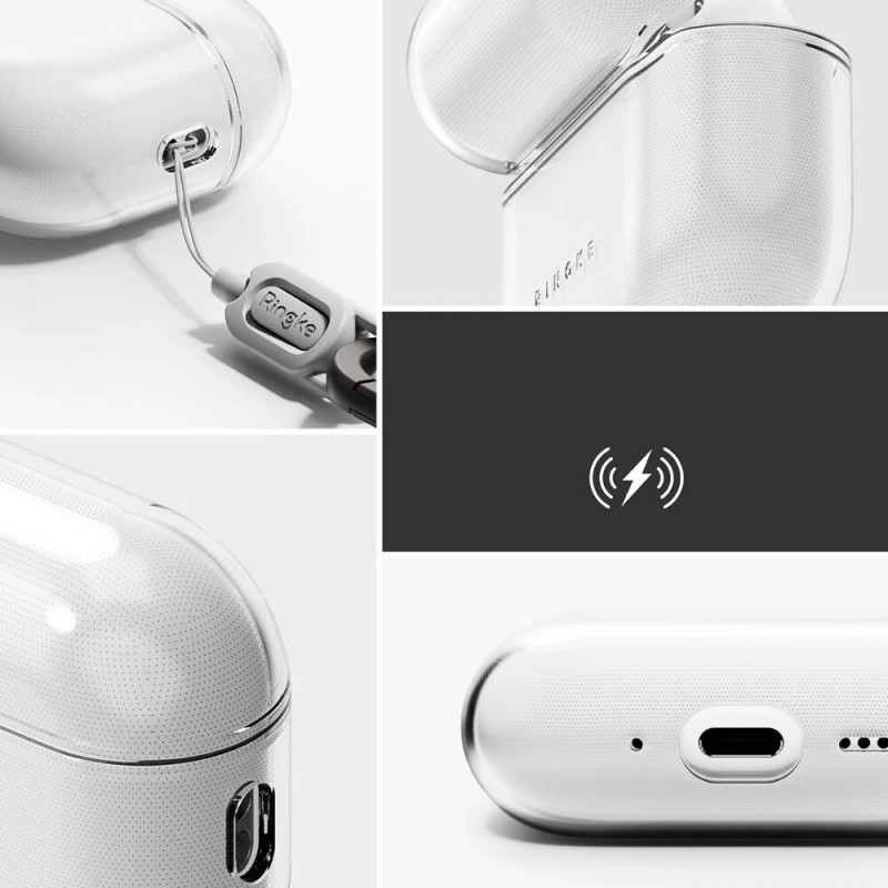 Ringke Air-hoesje voor Apple AirPods Pro 3, transparant