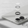 Ringke Cameraframebeschermer voor Samsung Galaxy S25 Edge, zwart