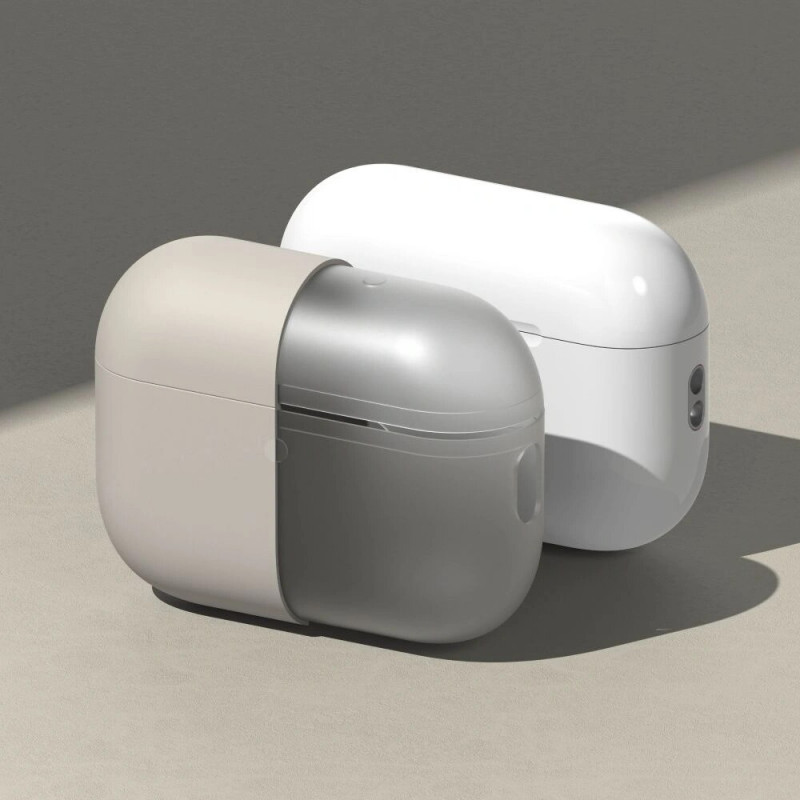 Ringke siliconenhoesje voor Apple AirPods Pro 3, stone (beige)