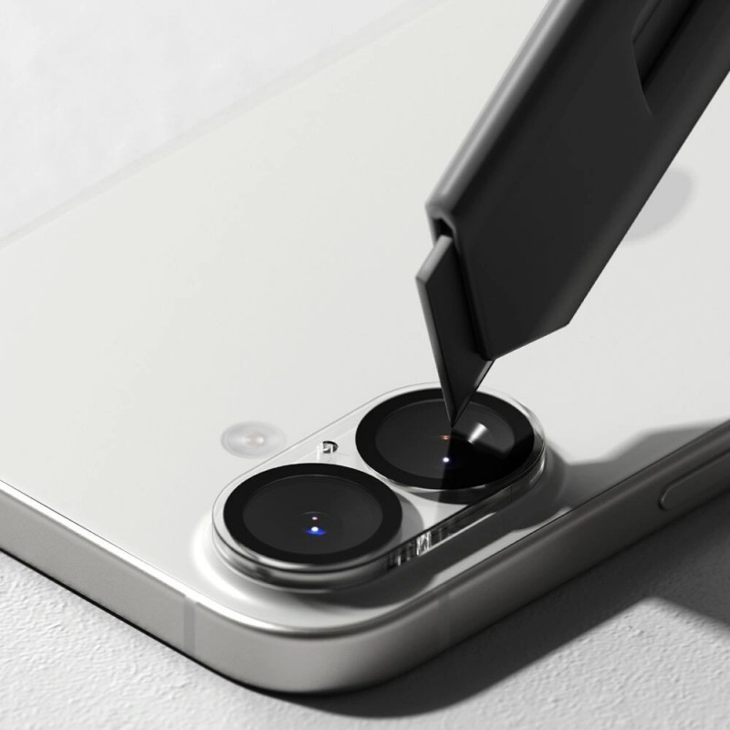 Ringke Camera Full Cover voor Apple iPhone 17, zwart (2 stuks)