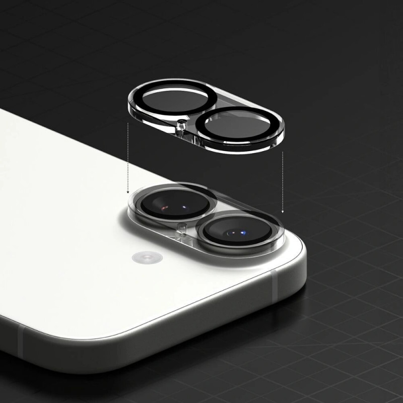 Ringke Camera Full Cover voor Apple iPhone 17, zwart (2 stuks)