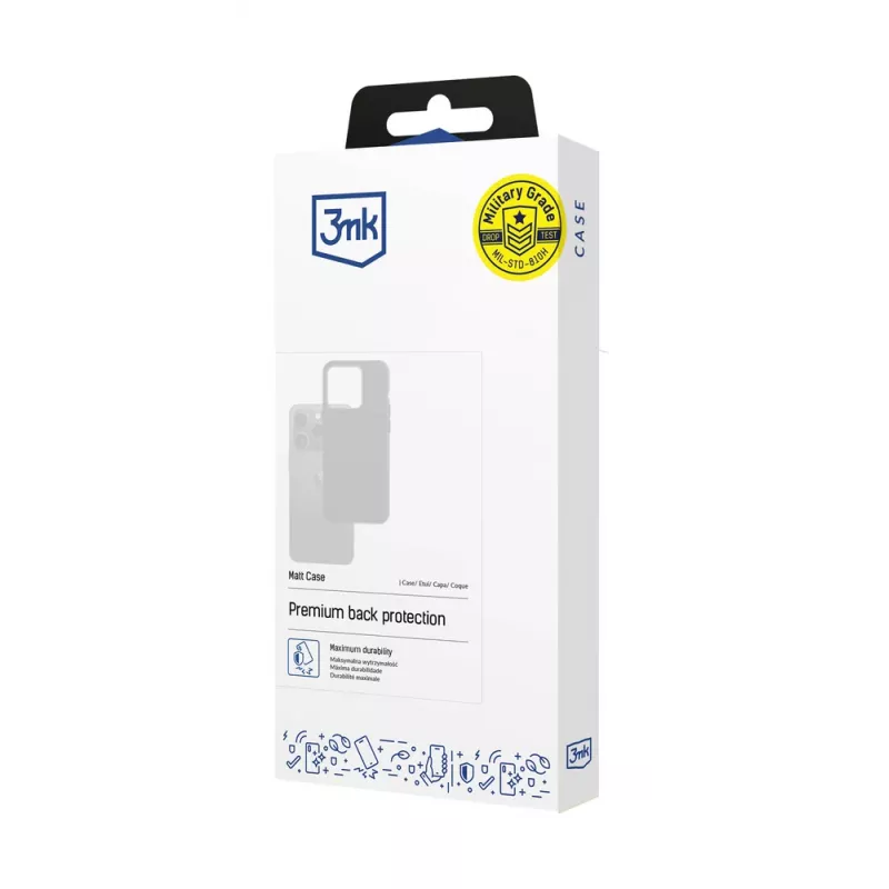 3MK Matt Case voor Xiaomi 14T Pro, zwart
