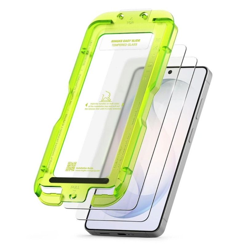 Ringke Easy Slide gehard glas voor Samsung Galaxy S26 Ultra, transparant (2 stuks)