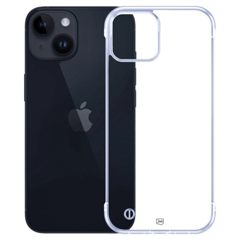 3mk Just20g Clear Case Apple iPhone 15 Plus smartphonehoesje, transparant