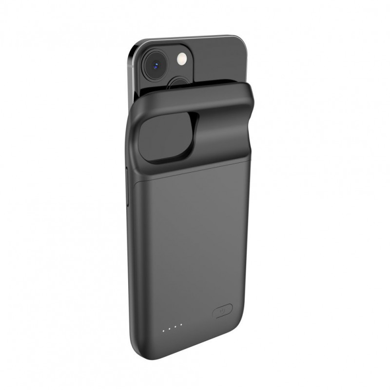 Tech-Protect PowerCase 4700 mAh hoesje met batterij voor Apple iPhone 12 mini / 13 mini, zwart