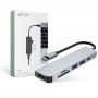 Tech-Protect V4 6-in-1 USB-C-hub, grijs