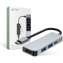 Tech-Protect V2 4-in-1 USB-C-hub, grijs
