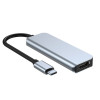 Tech-Protect V2 4-in-1 USB-C-hub, grijs