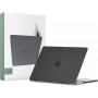Tech-Protect SmartShell-hoes voor Apple MacBook Air 13 2022-2024, mat zwart