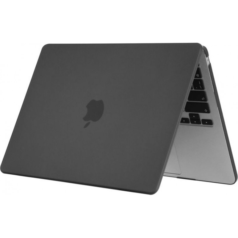 Tech-Protect SmartShell-hoes voor Apple MacBook Air 13 2022-2024, mat zwart