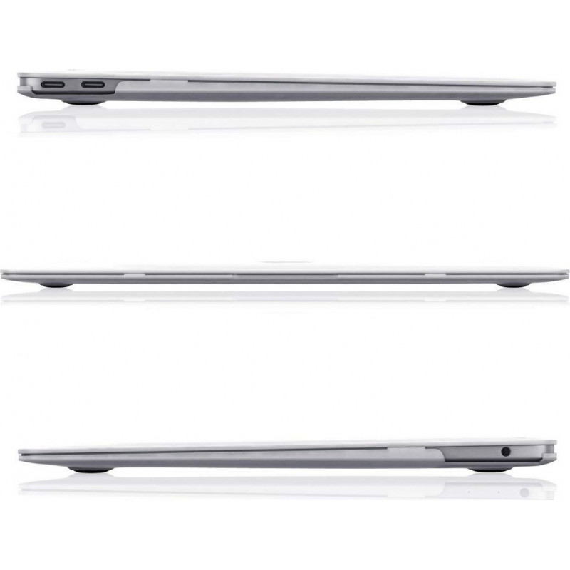 Tech-Protect SmartShell-hoes voor Apple MacBook Air 13 2022-2024, mat zwart