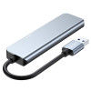 Tech-Protect V0-HUB 5in1 USB-A hub, grijs