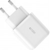Tech-Protect C20W 2-poorts wandlader, USB-C PD 20W en USB-A QC 3.0, wit