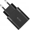 Tech-Protect C30W 2-poorts wandlader, USB-C PD 30W en USB-A QC 3.0, zwart