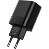 Tech-Protect C30W 2-poorts wandlader, USB-C PD 30W en USB-A QC 3.0, zwart