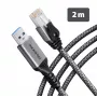 Goobay AXAGON ADE-AM20 USB-A naar Gigabit Ethernet-adapter met geïntegreerde 2 m CAT6-kabel
