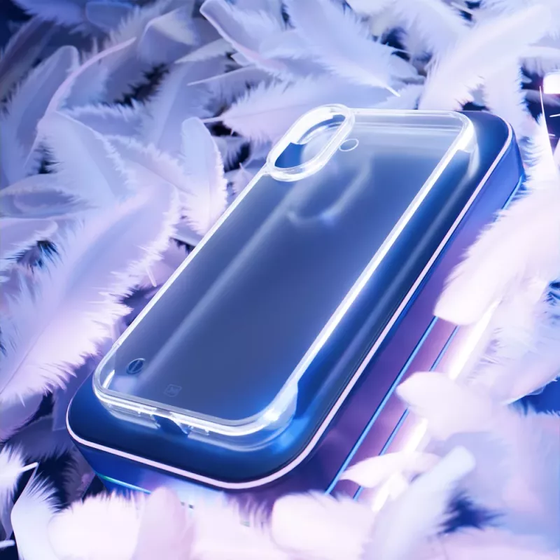 3mk Just20g Clear Case Apple iPhone 16 smartphonehoesje, transparant