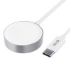 Tech-Protect UltraBoost magnetische lader voor Apple Watch, USB-C, 120 cm, wit