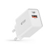 Tech-Protect NC30W 2-poorts wandlader PD 30W QC 3.0, wit